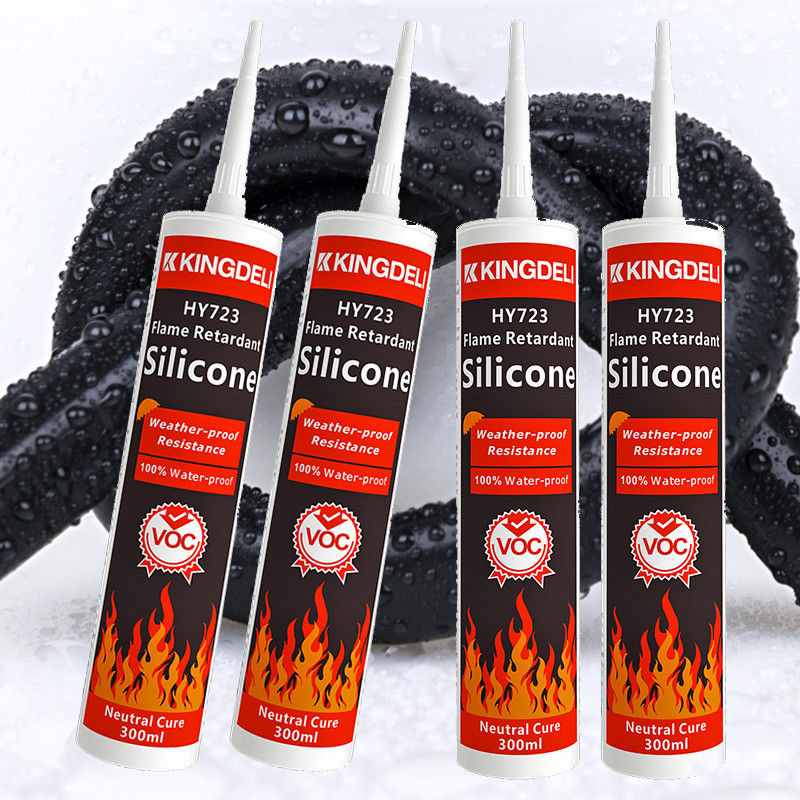 Retardante de incêndio Neutral Cure Silicone Sealant Glue 300ml Cor personalizada