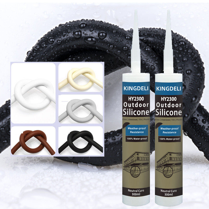 Colagem de vidro neutra do silicone da porta com Grey Black White Color