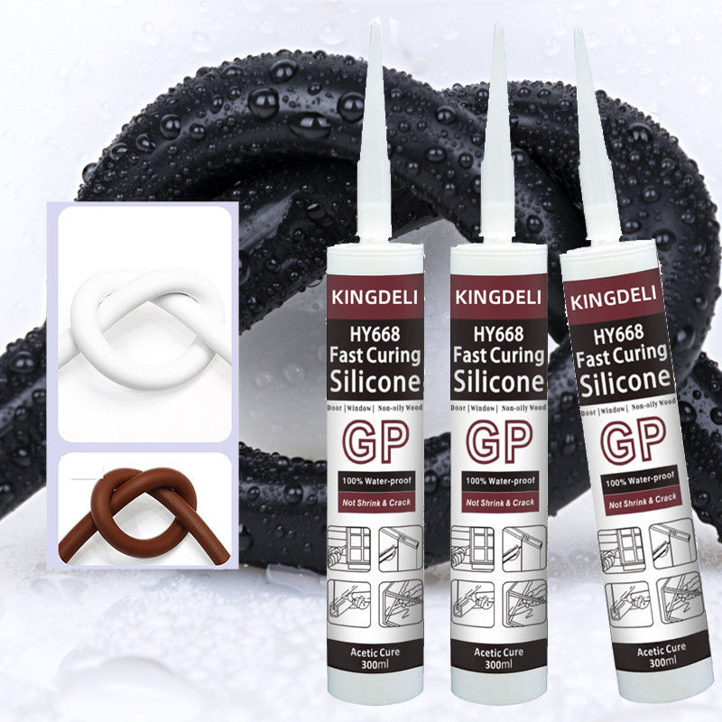Acid Gp Cure Colored Acetic Silicone Sealant Glue Impermeável Para Janela