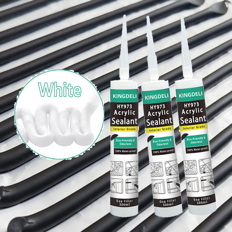 Vedador acrílico colorido de secagem rápido do silicone impermeável para a calafetagem