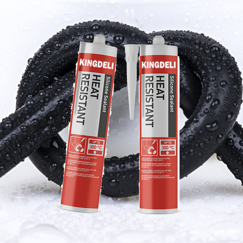 Impressão contra intempéries Silicone resistente ao calor selante de cor clara para bomba de carro Caulking