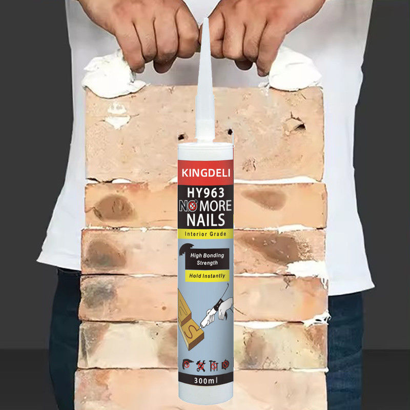 Construção sem unhas selante cola adesiva secagem rápida cor branca