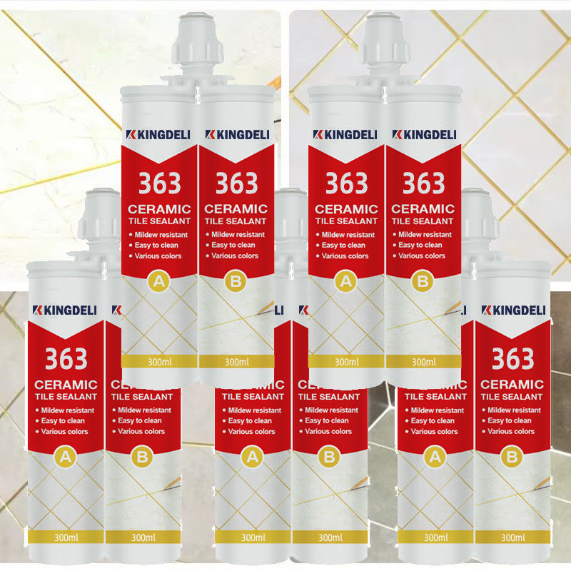 Glitter de ouro duas partes Epoxy Grout Sealer Caulk prova de mofo para preenchimento de brechas de azulejos